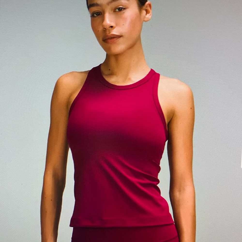 Lululemon align waist-length racerback tank top Deep Lux
